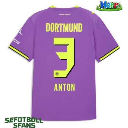 Borussia Dortmund Waldemar Anton #3 Tredje Tröja 2026-27 Kortärmad